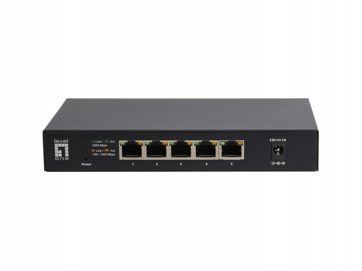 Switch LevelOne GB 5-port 2,5 Gb/s Manufacturer code 471795