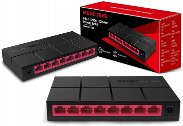 Switch MERCUSYS MS108G | 8* Port 1GB/s | GIGABIT LAN