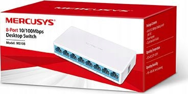 Switch Mercusys MS108 Manufacturer Mercusys