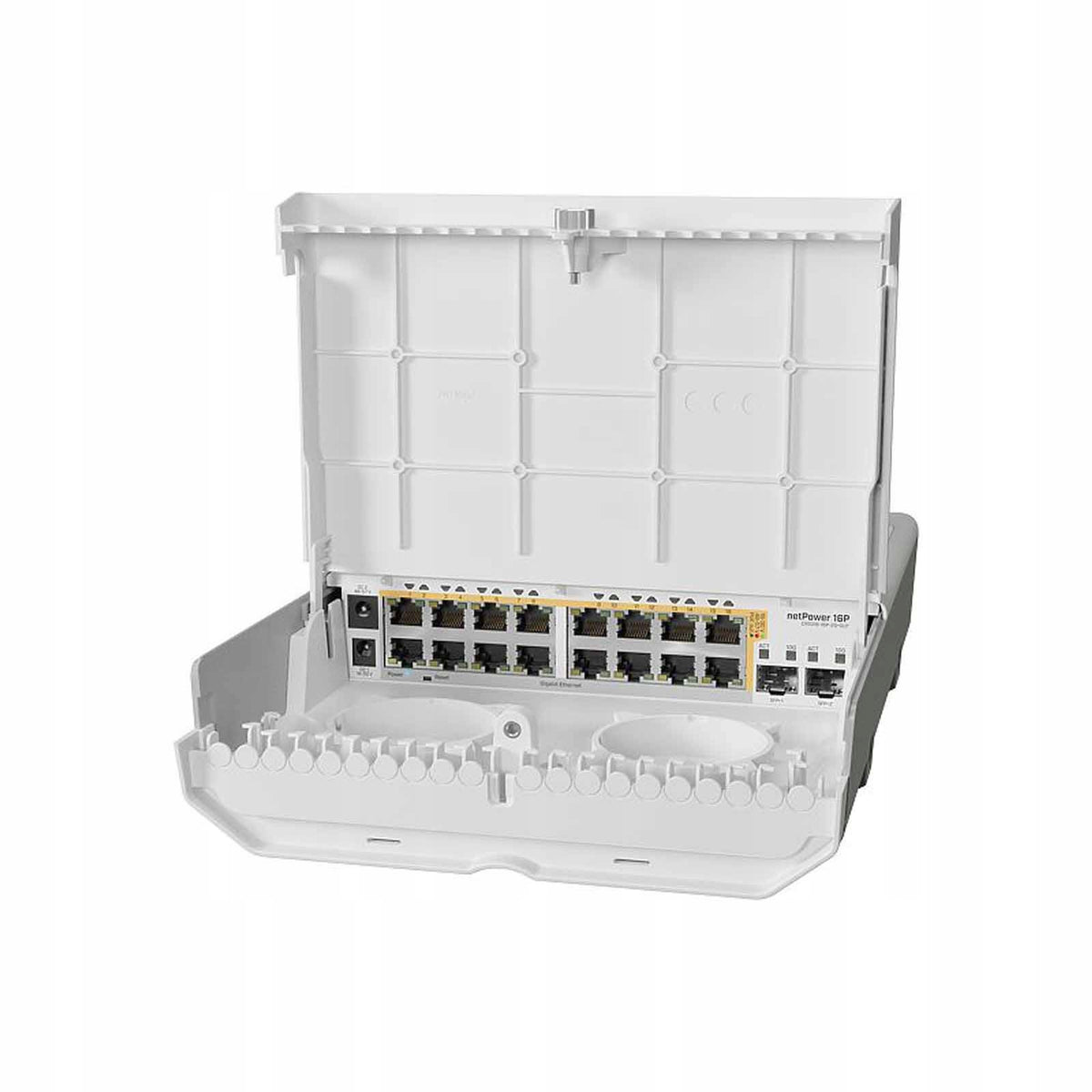 Switch Mikrotik 16xGbE 2xSFP+ CRS318-16P-2S+OUT
