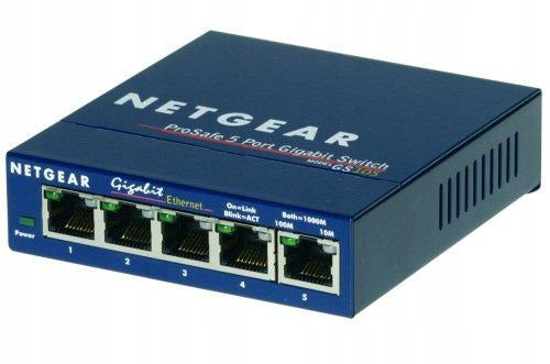 Switch NETGEAR ProSafe GS105GE 5 ports Manufacturer Netgear