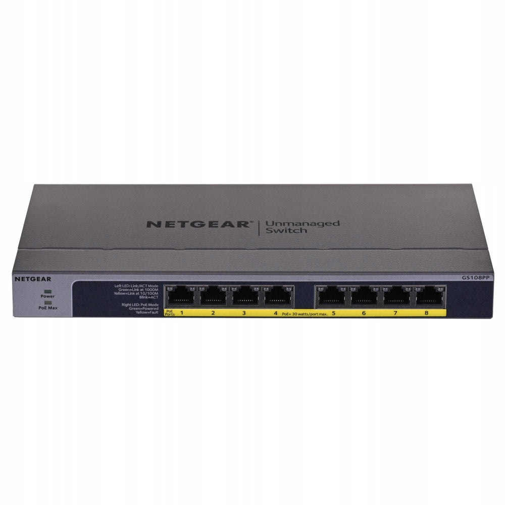 Switch Netgear GS108PP-100EUS Manufacturer Netgear