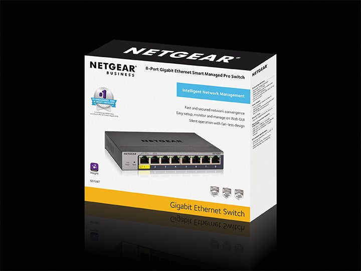 Switch Netgear GS108T-300PES Number of ports 8