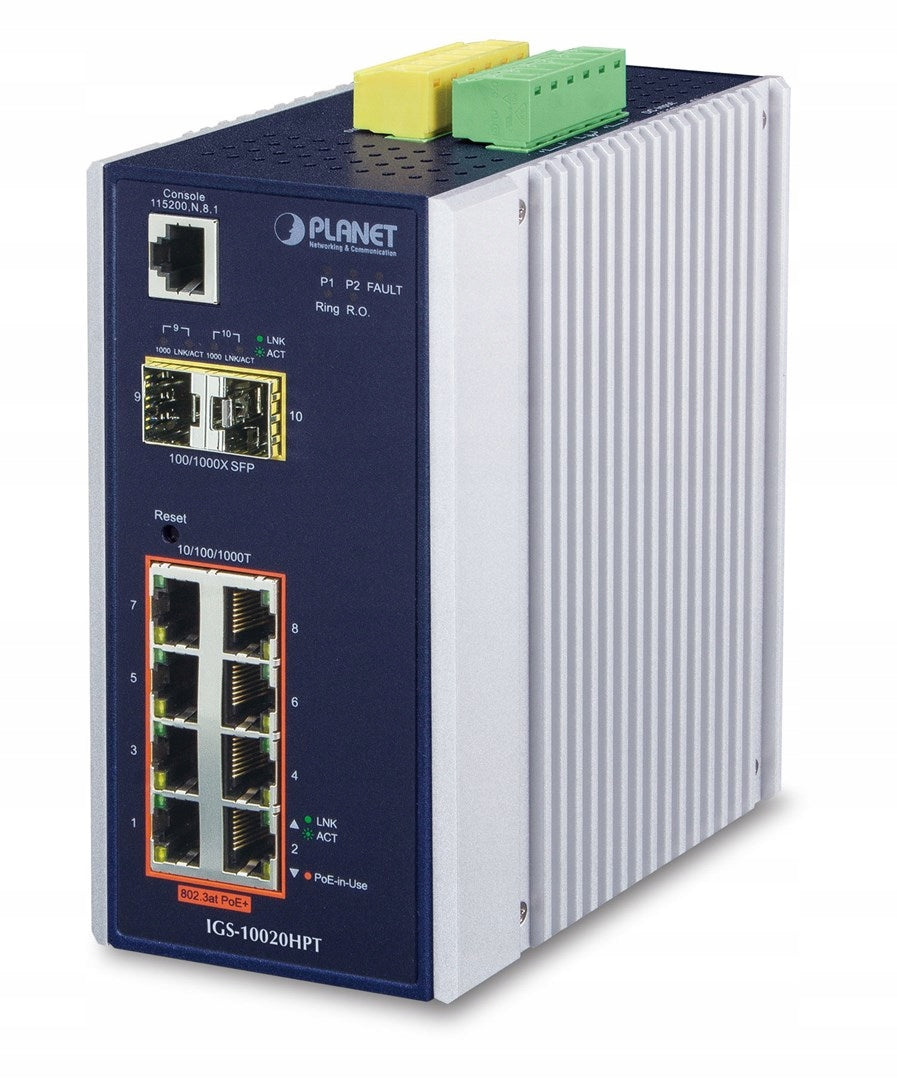 Switch Planet IGS-10020HPT (8x 10/100/1000 Mbps)