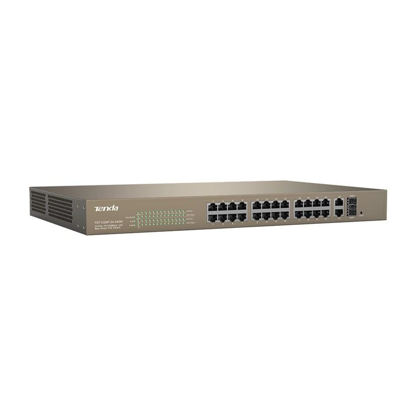 Switch PoE Tenda TEF1226P-24-440W