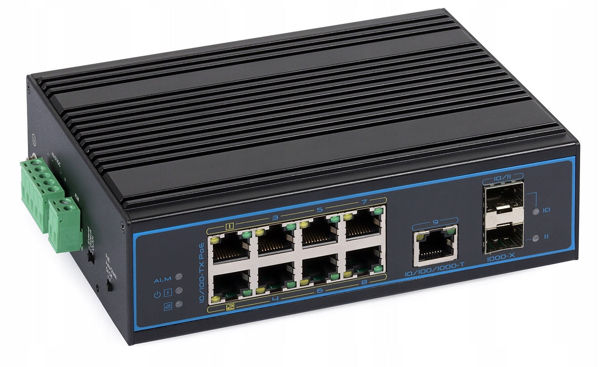 Switch PoE ULTIPOWER 192SFP 802.3af/at 8xPoE 2xSFP