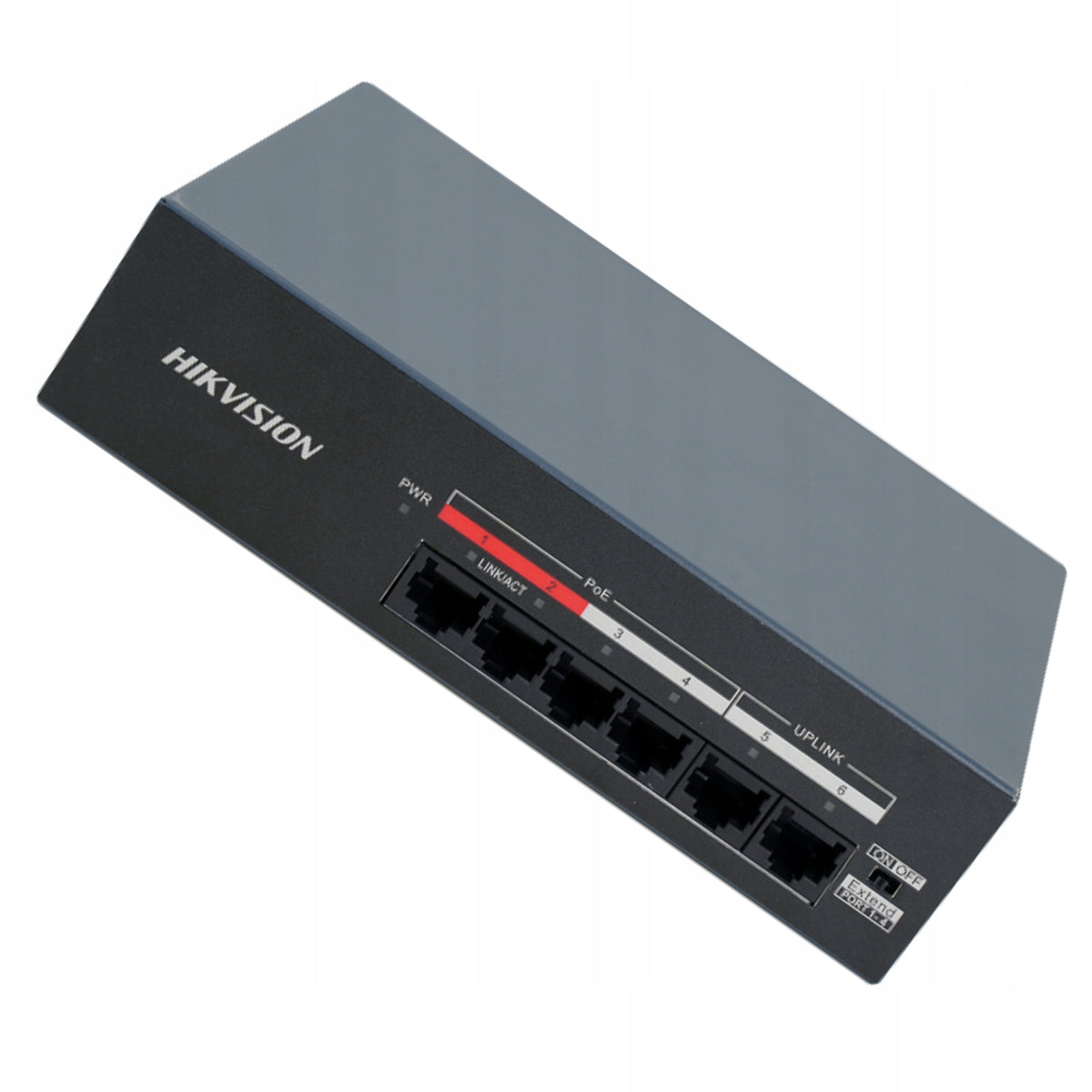 Switch PoE x4 Hikvision Power Supply For IP Cameras DS-XS06-P 6 LAN RJ45 Ports Packaging status original