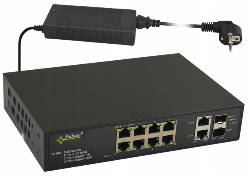Switch Pulsar SF108 PoE 10-port