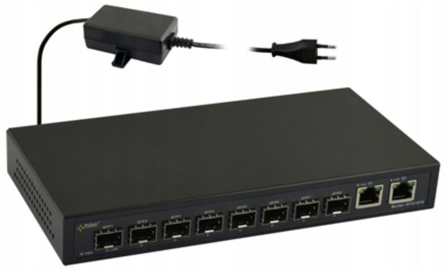 Switch Pulsar SFG10F8 10-port 8xSFP 2xRJ45 Packaging status original
