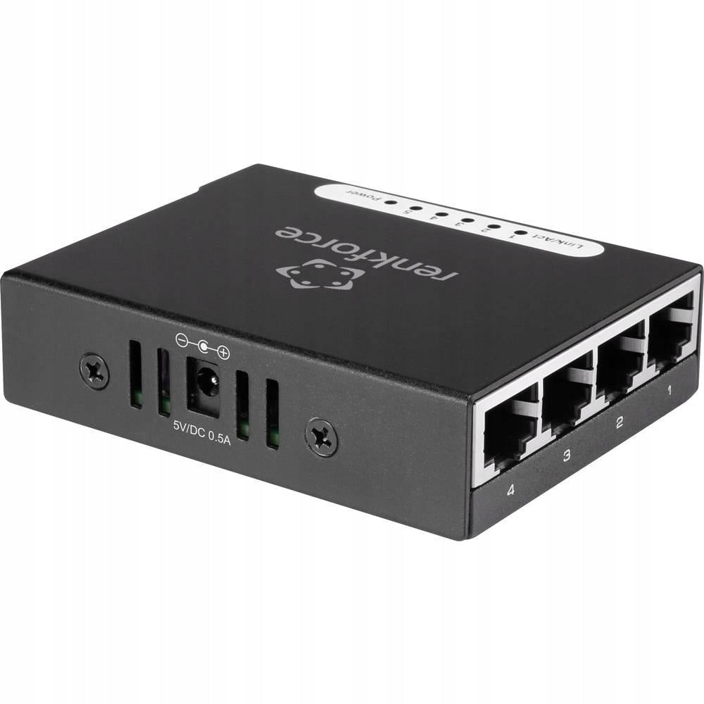 Switch RJ45 Switch Renkforce 5 Ports 100Mbit Manufacturer Renkforce