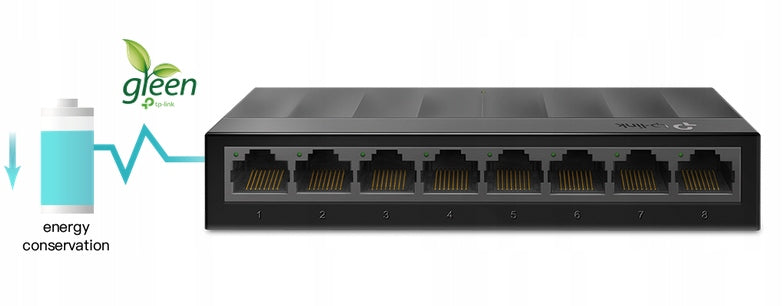 Switch TP-LINK LS1008G 8xLAN Manufacturer code 687365