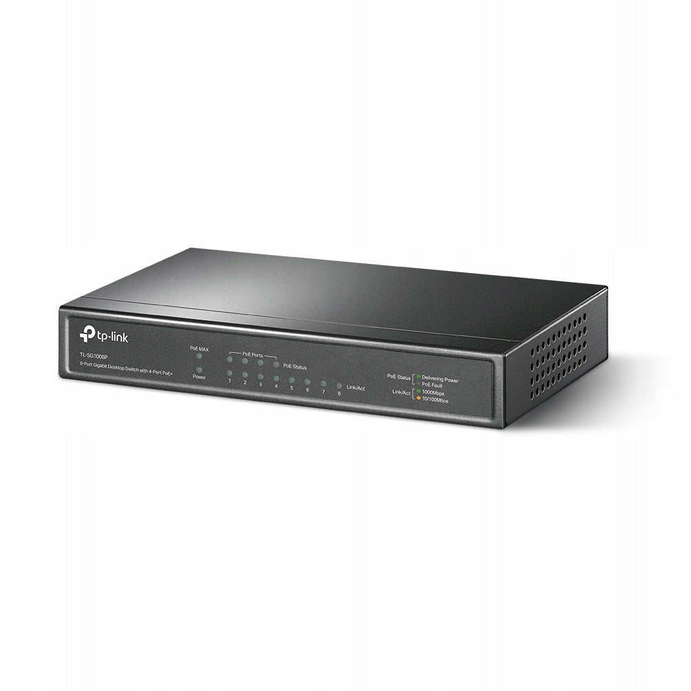 Switch TP-LINK SG1008P 8x 10/100/1000Mb/s. 4x PoE+