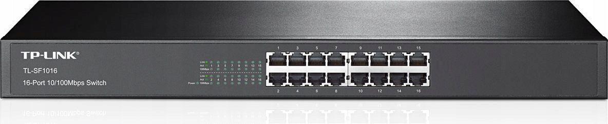 Switch TPLink TLSF1016 Product weight with unit packaging 2.28 kg