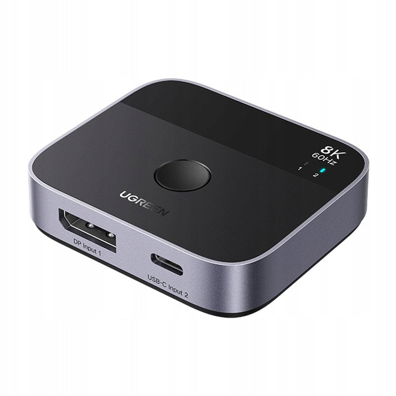Switch UGREEN AW701 2in1 DisplayPort+USB-C 8K