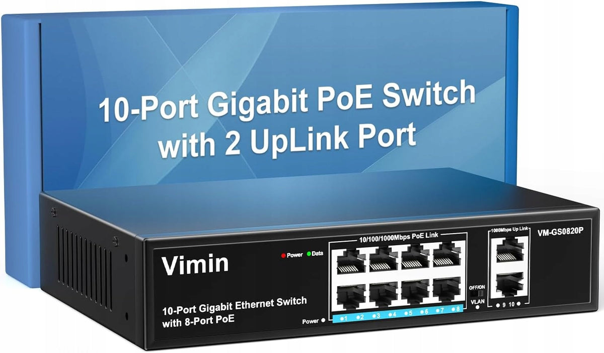 Switch VM-GS0820P 8 port