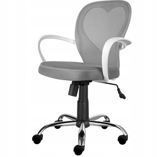 Swivel Armchair for Living Room Membrane GREY/WHITE DAISY SIGNAL Manufacturer code Fotele obrotowe