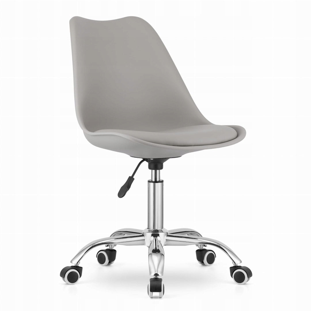 Swivel Chair DESK CHAIR SWIVEL ALBA grey