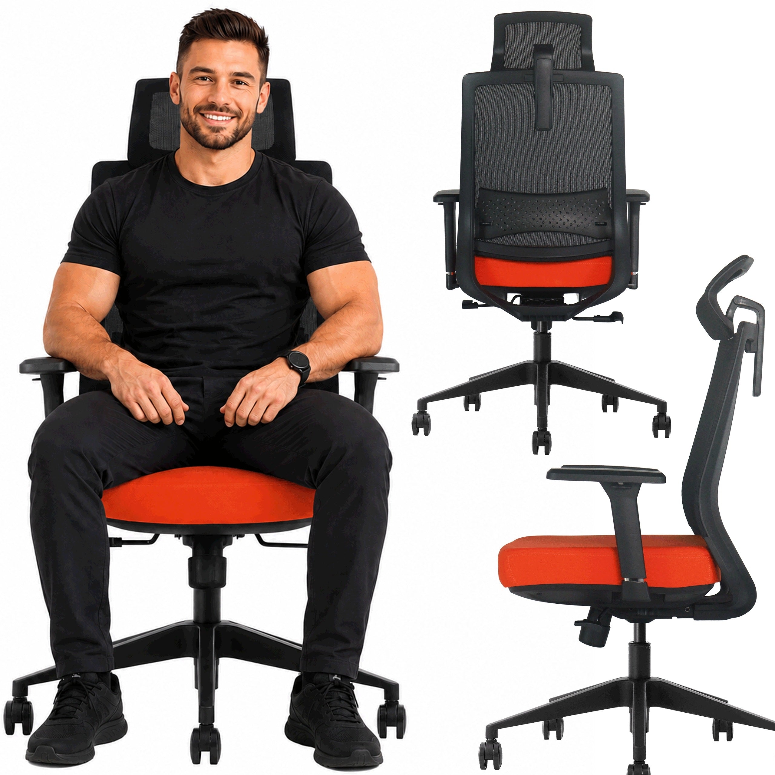 Swivel Chair Ergonomic Office Gaming Adjustable 3D GK3 Premium II