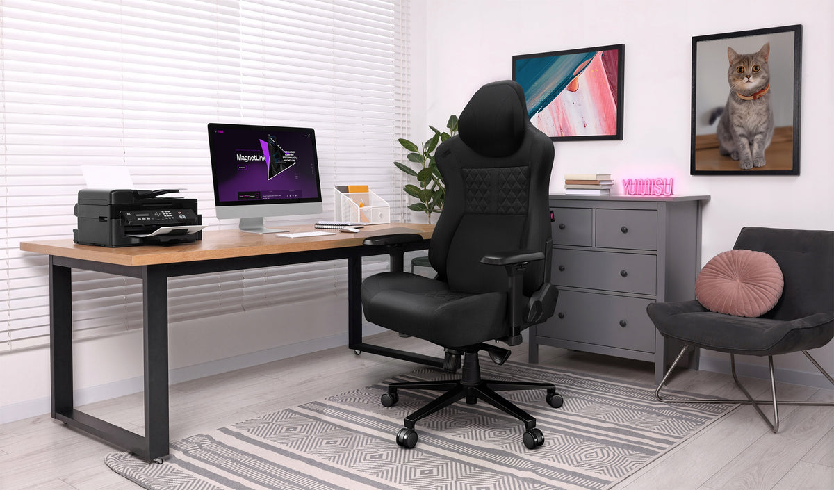 Swivel Chair Ergonomic Office YUMISU 2052 Magnetic Material Black Medical device no