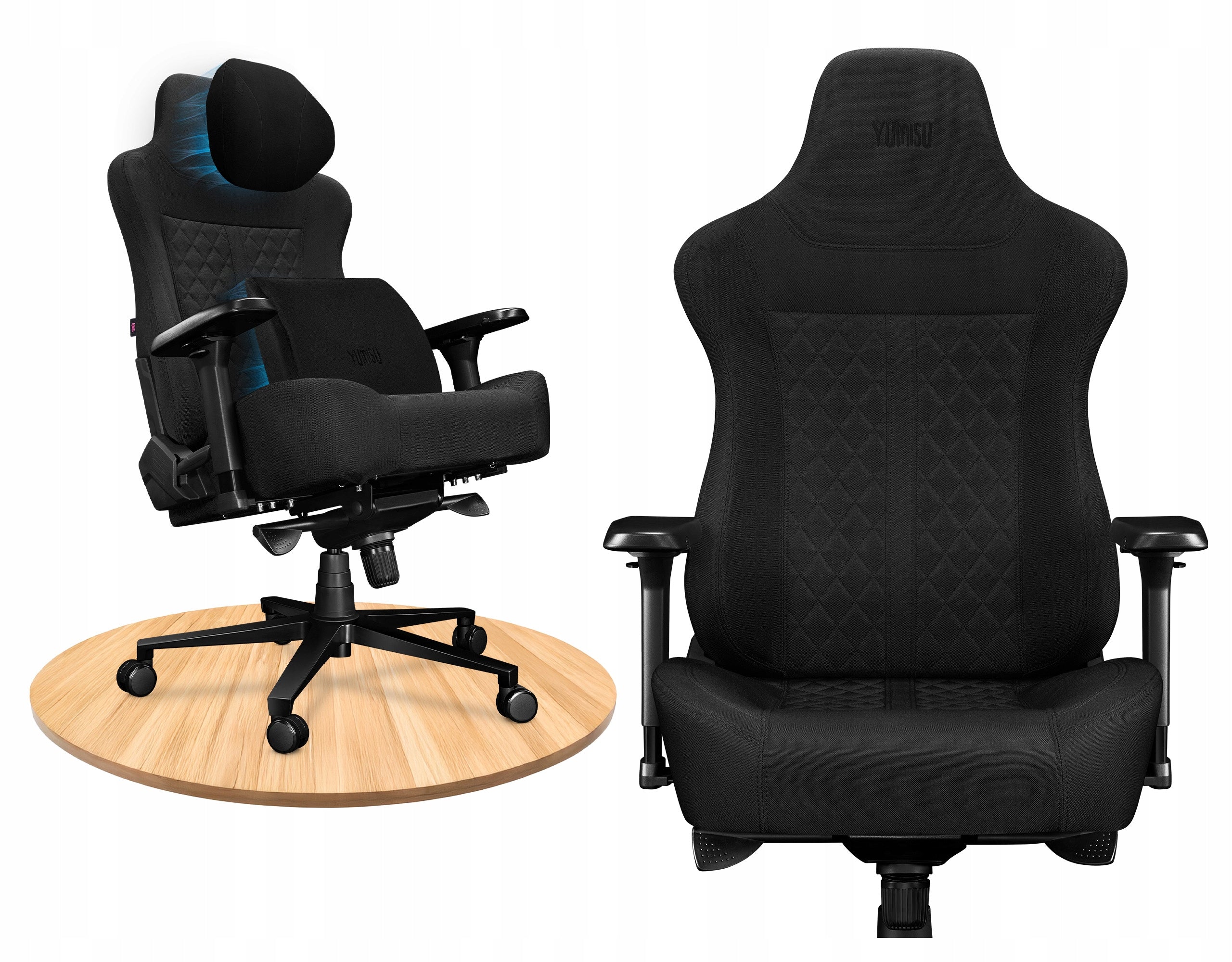 Swivel Chair Ergonomic Office YUMISU 2052 Magnetic Material Black