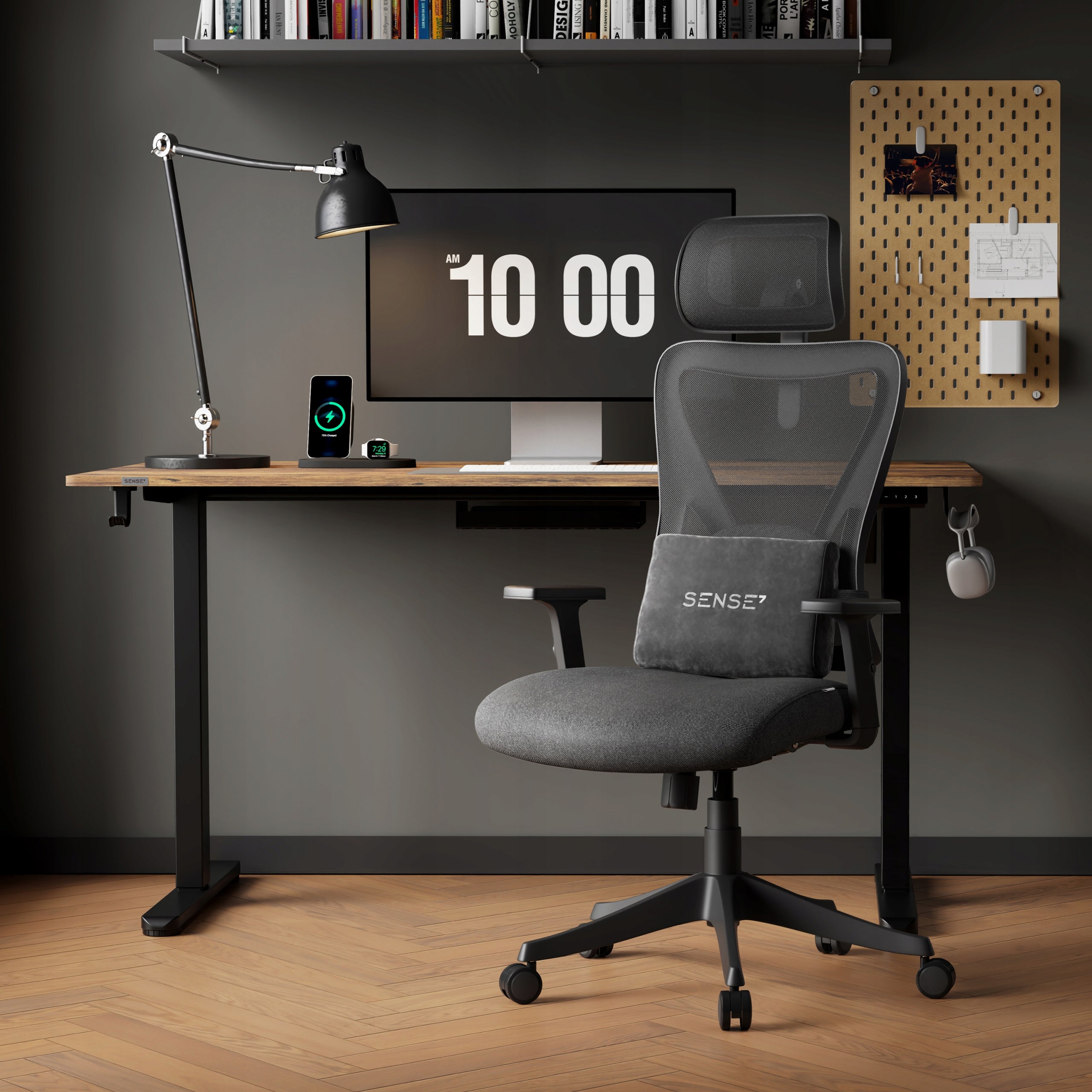 Swivel Chair Material Office Chair Swivel Adjustable Sense7 Tone Packaging status original