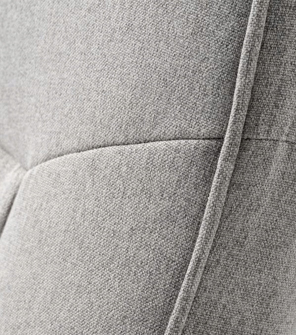 Swivel Chair Office Chair SKODSBORG Grey Fabric Packaging status original