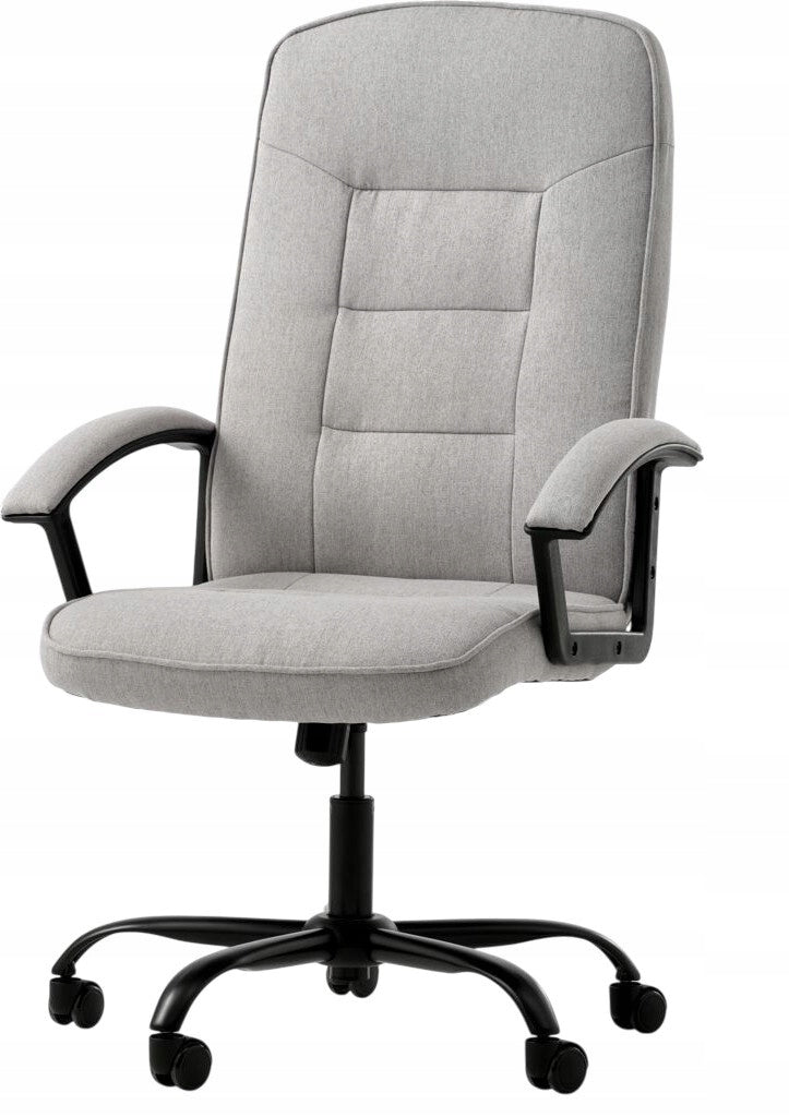 Swivel Chair Office Chair SKODSBORG Grey Fabric