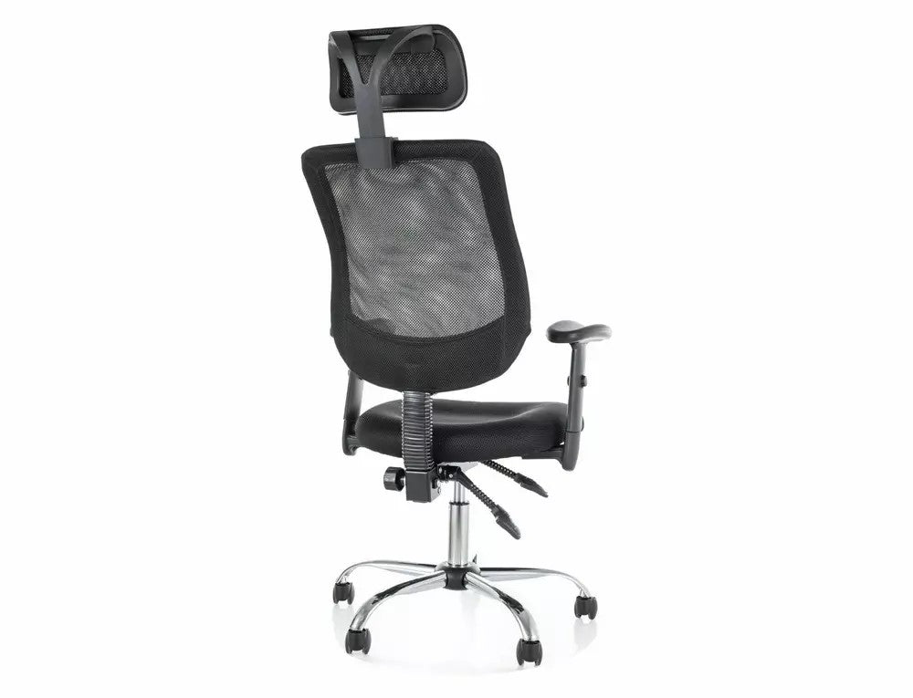 Swivel Chair Q-118R Silver/Black Modern Office Studio Manufacturer code OBRQ118RC