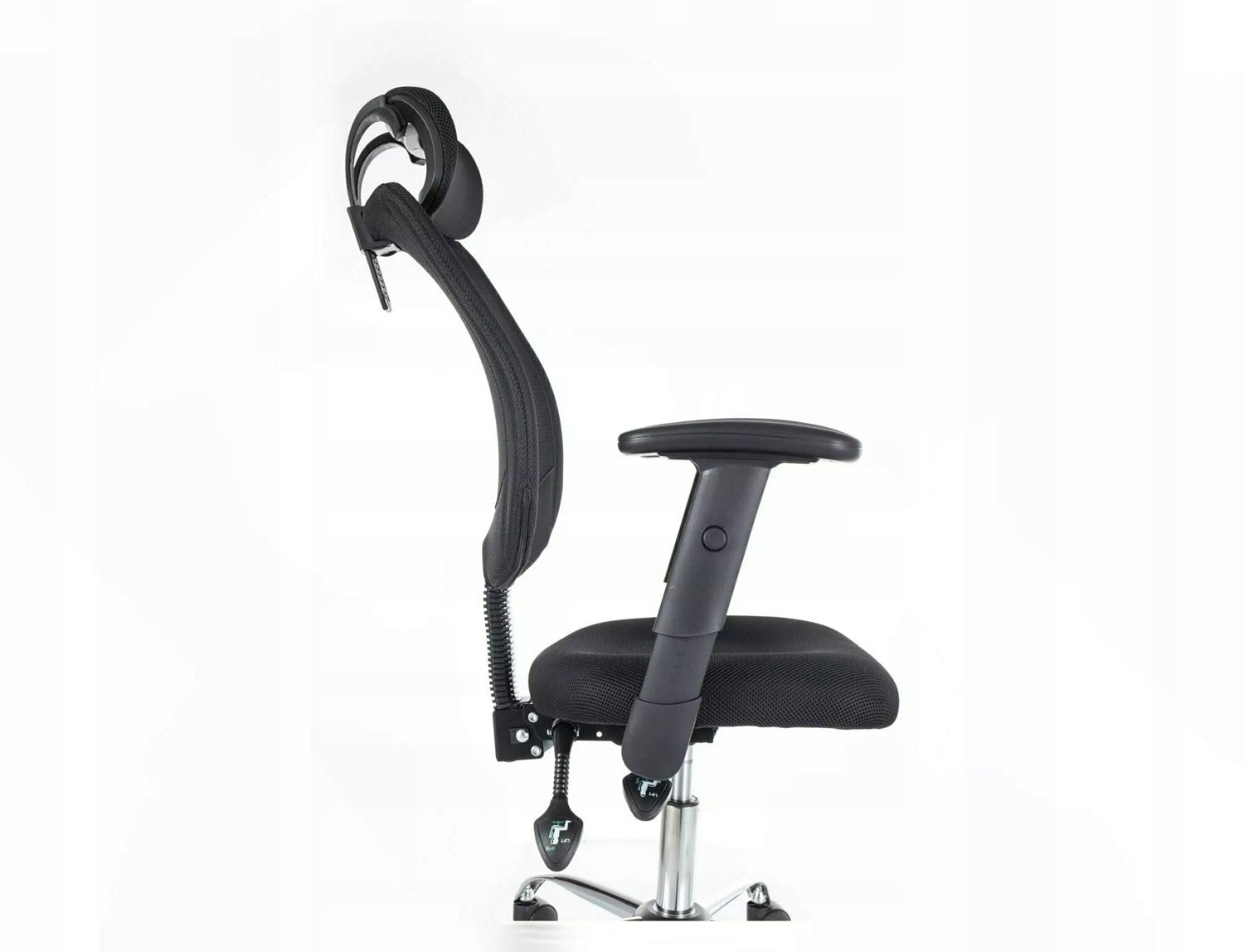 Swivel Chair Q-118R Silver/Black Modern Office Studio Solid Manufacturer code OBRQ118RSZ