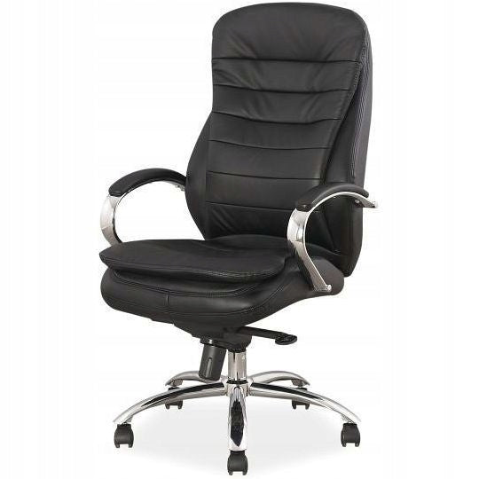 Swivel Chair Q-154 Black Eco-leather Workshop Manufacturer code Q-154