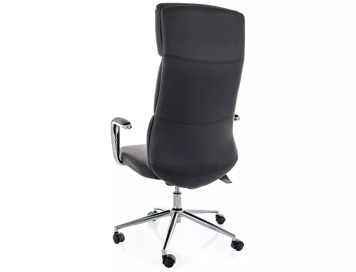 Swivel Chair Q03 Black Suede Multiblock With Armrests SIGNAL Brand Signal