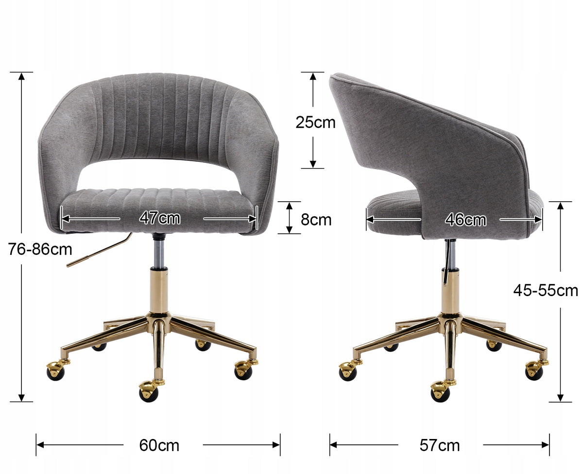 Swivel Office Armchair Adjustable Chair for Office Living Room Gray Chairus Manufacturer code EDMX3059OC-MEG-CGY-1