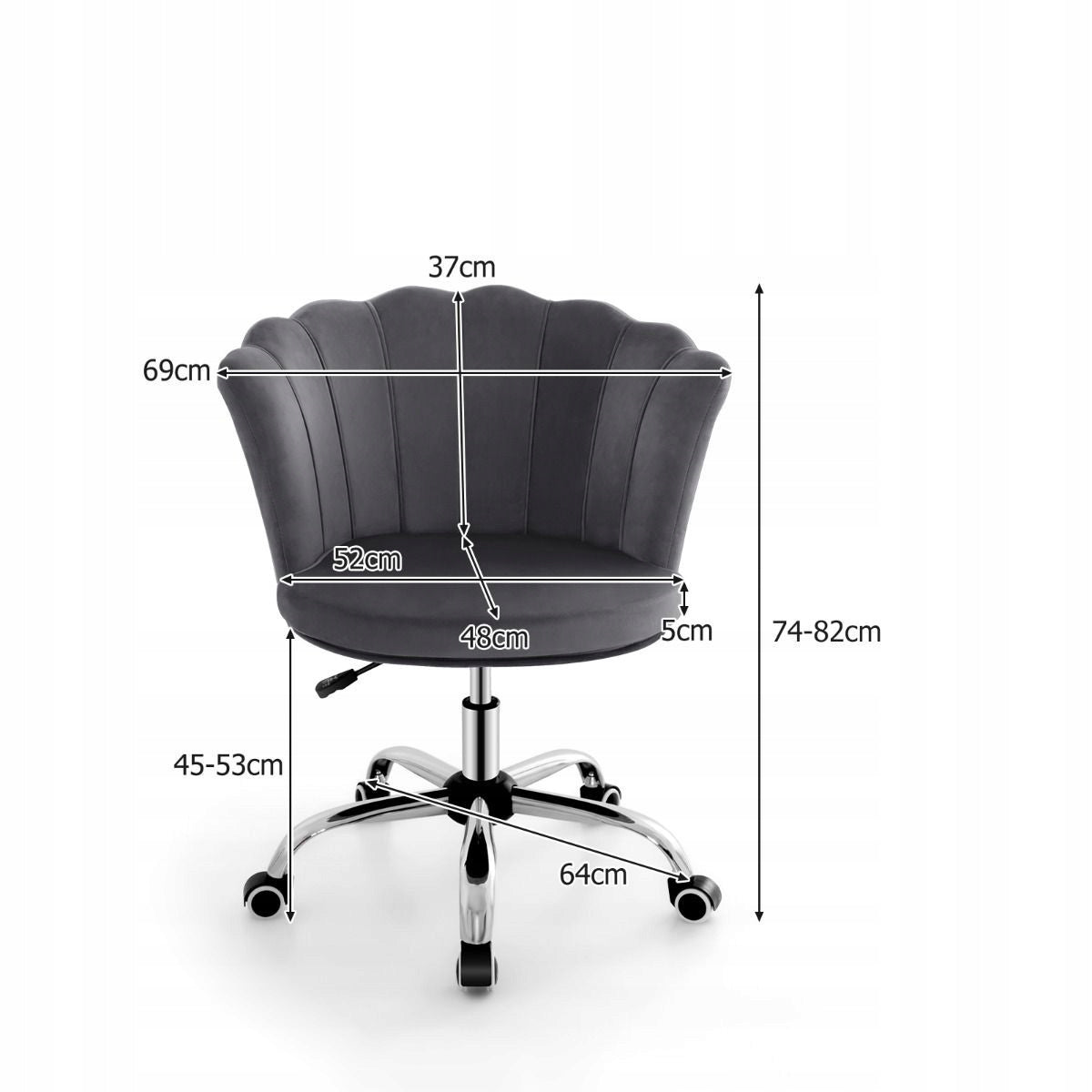 Swivel Office Chair Conference Chair Office Chair Brand Costway