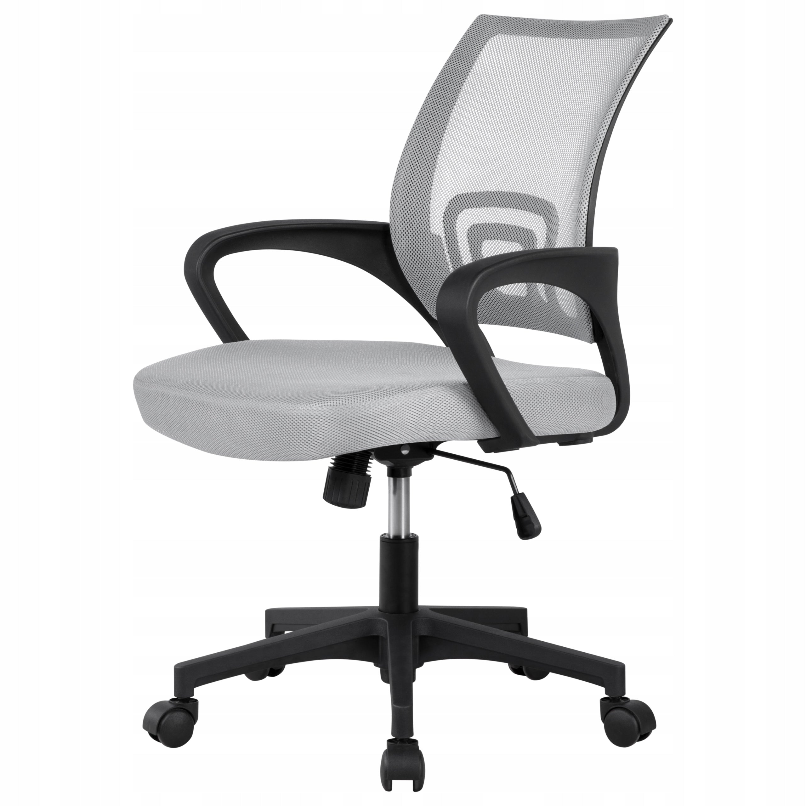 Swivel Office Chair with Armrests Ergonomic, Grey Brand Yaheetech