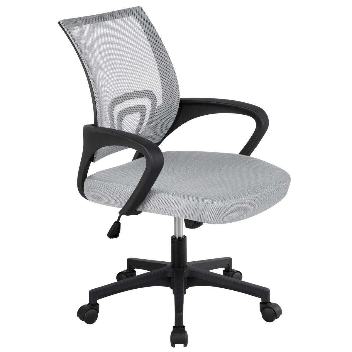 Swivel Office Chair with Armrests Ergonomic, Grey