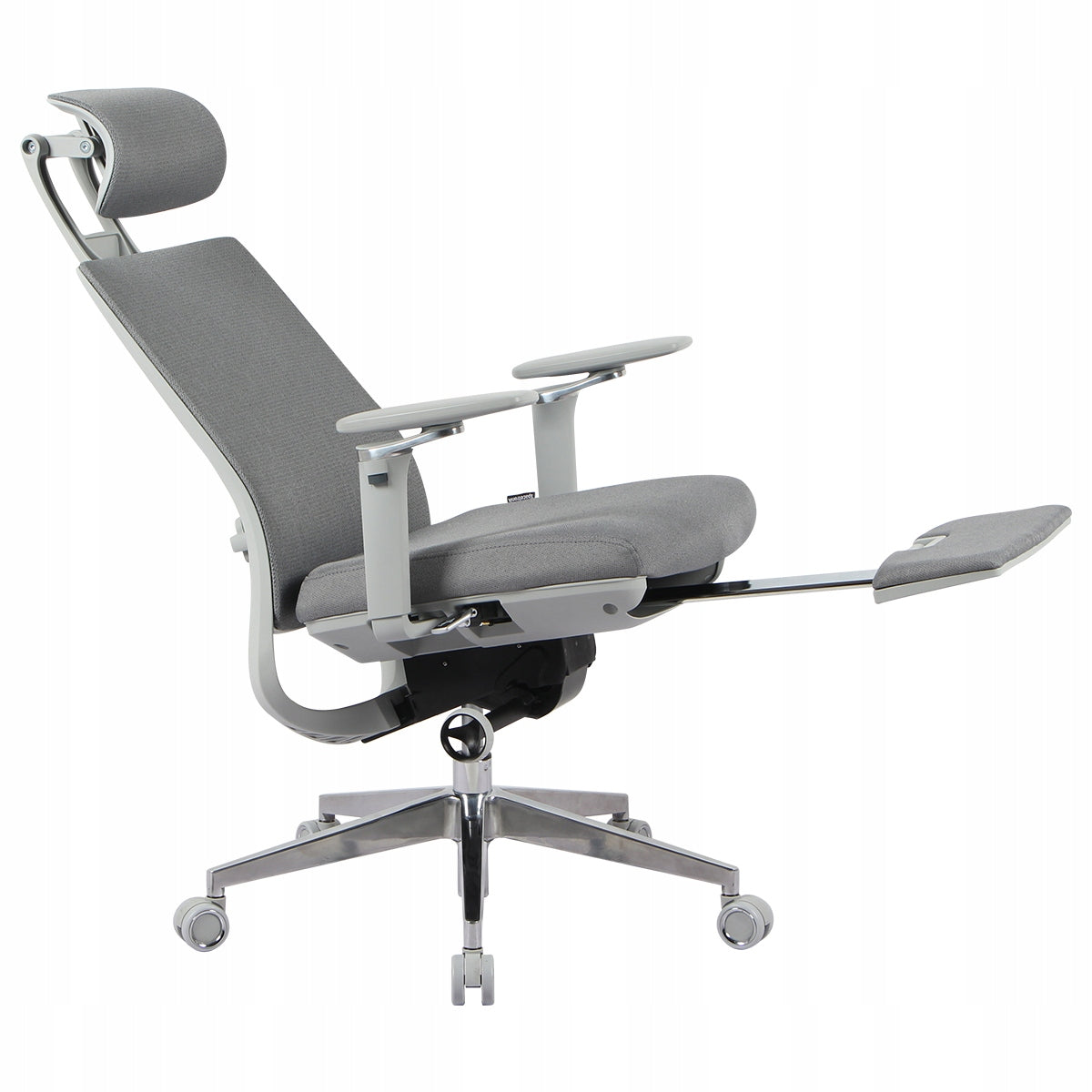 Swivel Office Chair with Footrest 110KG Spacetronik for Desk Grey Packaging status original