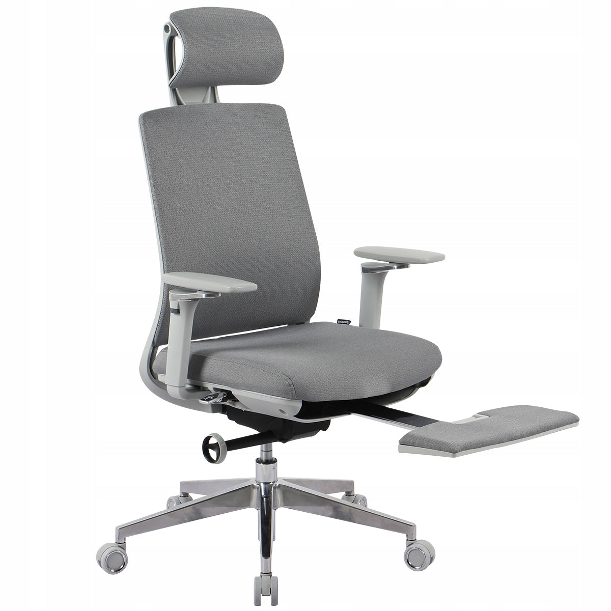 Swivel Office Chair with Footrest 110KG Spacetronik for Desk Grey