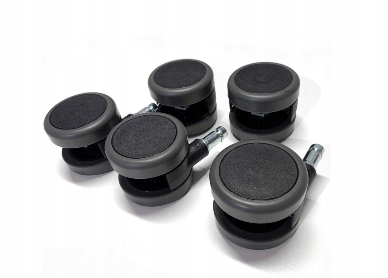 Swivel casters rubber 5 pcs.60 mm fi.11
