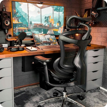 Swivel chair ADJUSTABLE Office chair Spacetronik LUMBAR SUPPORT Manufacturer code SPC-DORIS-30B