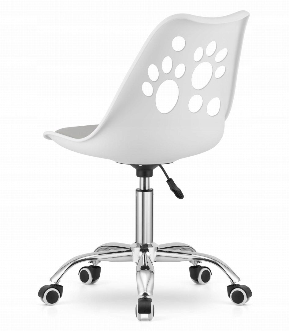 Swivel chair DESK CHAIR SWIVEL PRINT - white and gray Brand Oskar