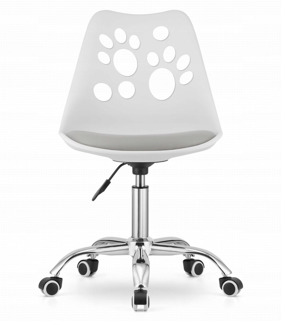Swivel chair DESK CHAIR SWIVEL PRINT - white and gray Packaging status original