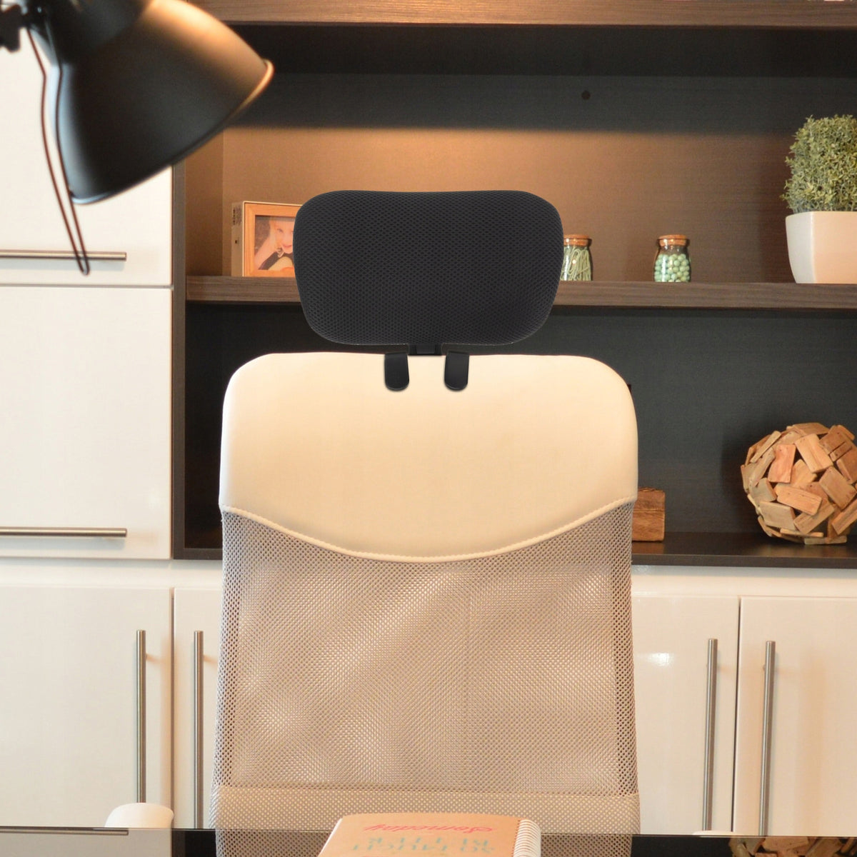 Swivel chair EtherealMuse black Furniture depth 28 cm