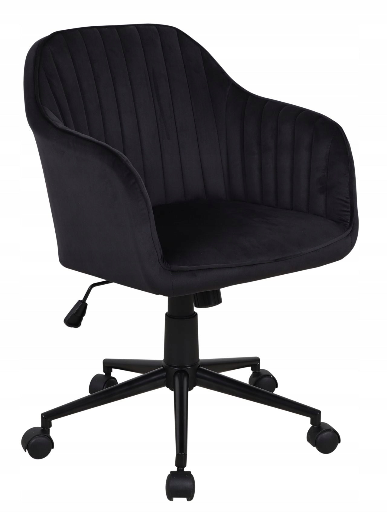 Swivel chair FB1-FX Velvet swivel chair (black) Furnitex black