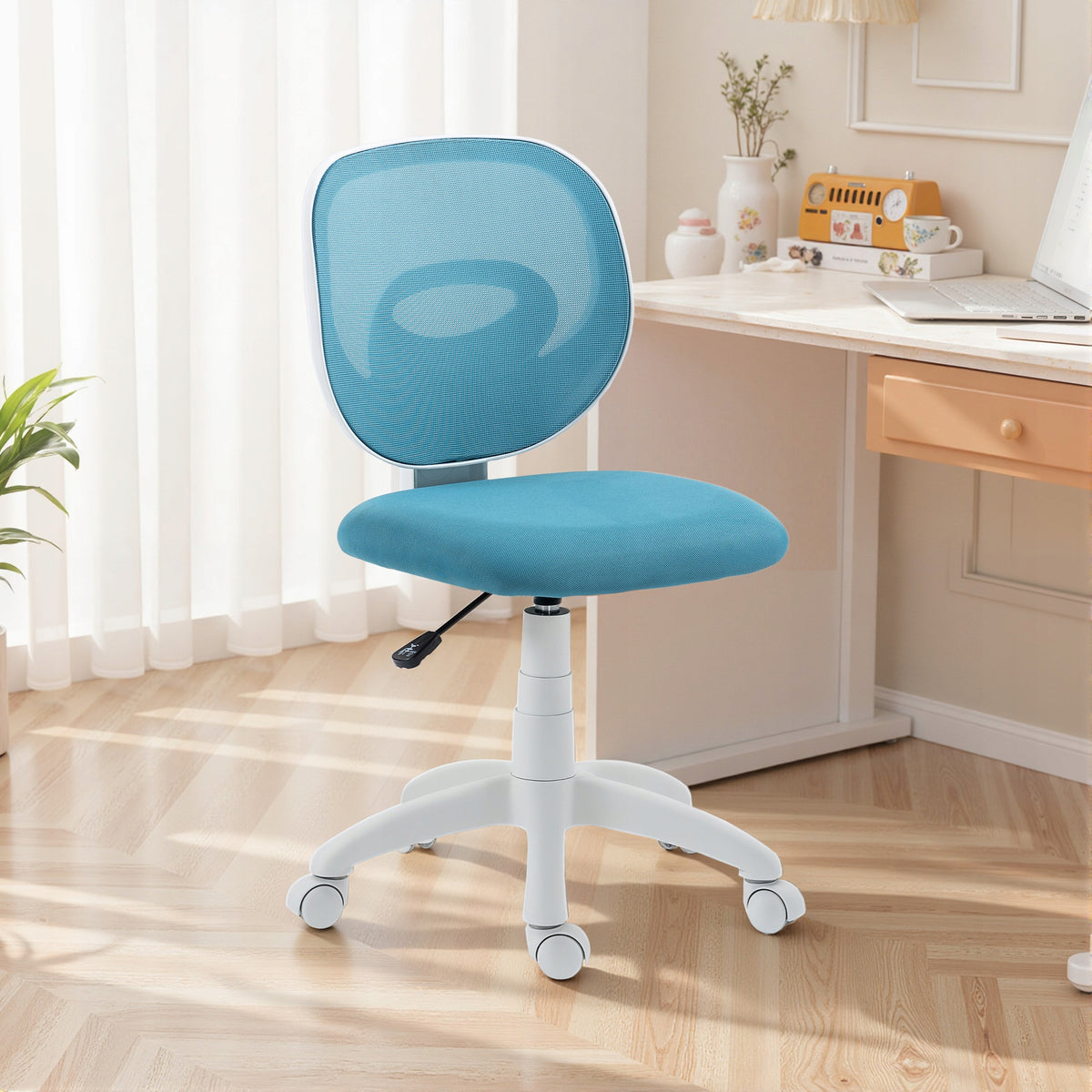 Swivel chair Homcom blue Brand Homcom