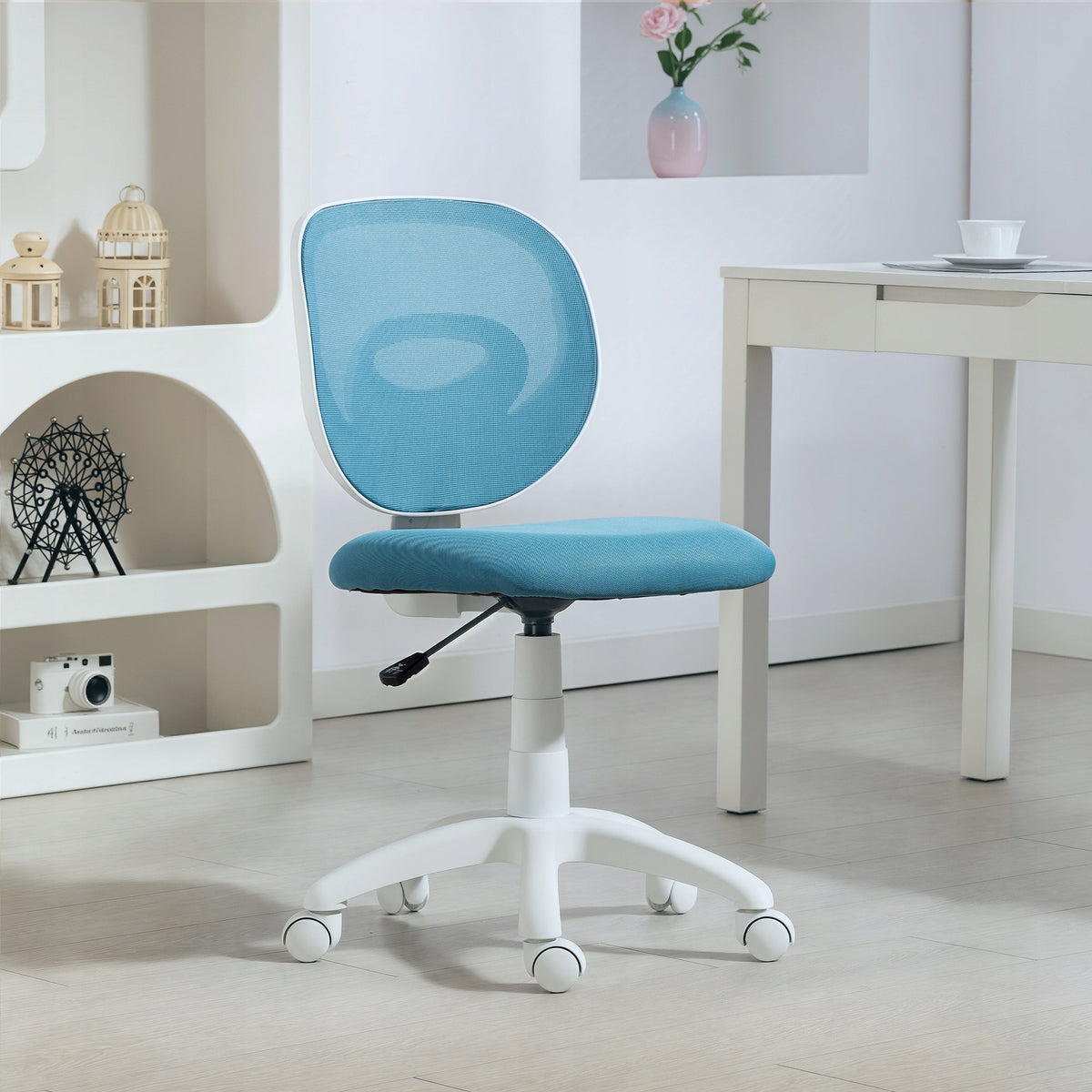 Swivel chair Homcom blue Manufacturer code 921-885V00BU