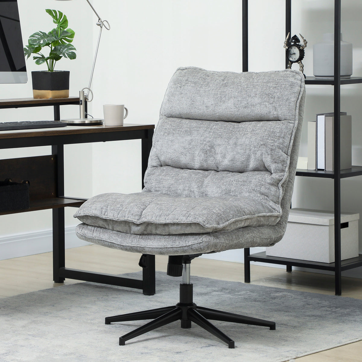 Swivel chair Homcom grey WONDERFUL Manufacturer code 921-850V00GY