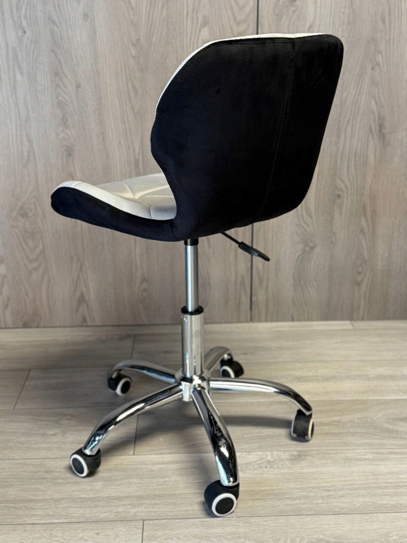 Swivel chair Lugano grey Manufacturer code VAS3-VASTO-OFFICE-VELVET-BLACK+GREY