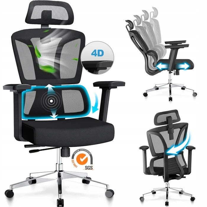 Swivel chair MELOKEA black