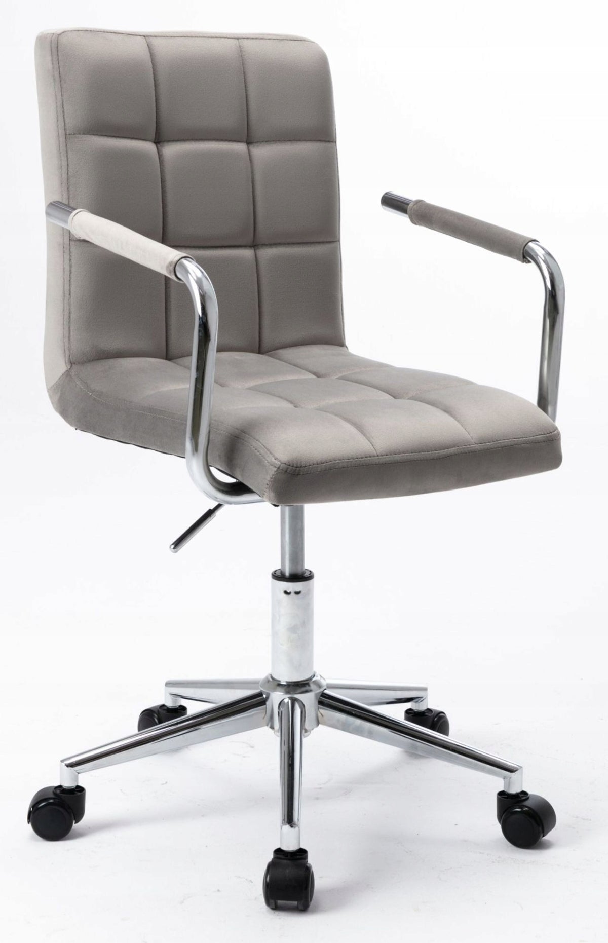 Swivel chair N-15 velvet grey