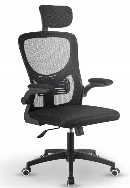 Swivel chair Office chair ergonomic adjustment headrest black